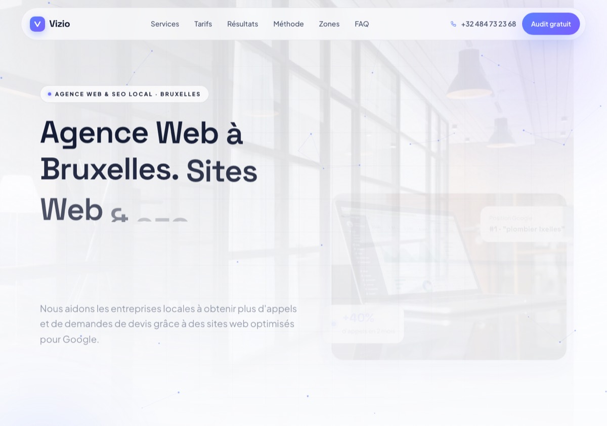 Site de l'agence web SoleaWeb, conçu et développé en interne